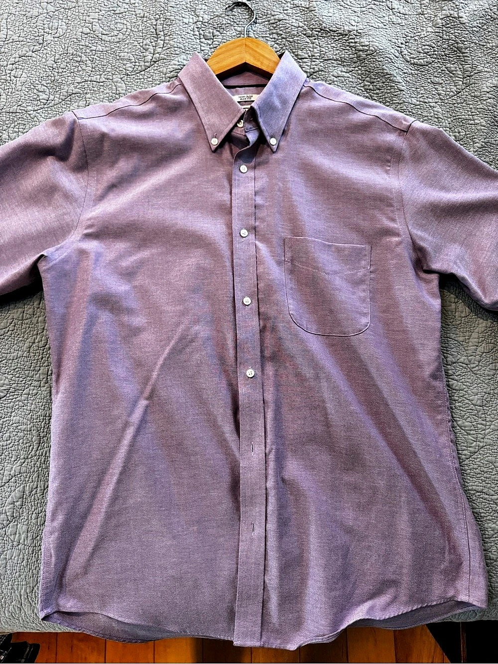 Jos. A. Banks 1906. Cotton Button Down Shirt Purple